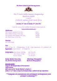 The 2nd South Dublin Summer Championships Roadstone,Dublin ...