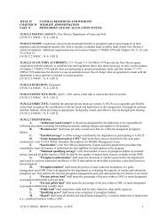 A-PLUS rule final proposal - New Mexico Game and Fish