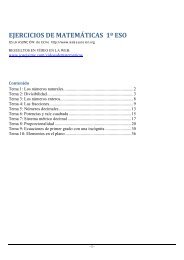 EJERCICIOS DE MATEMÃTICAS 1º ESO - IES La Asunción de Elche