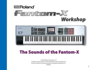 FXWS02âThe Sounds of the Fantom-X - Roland UK