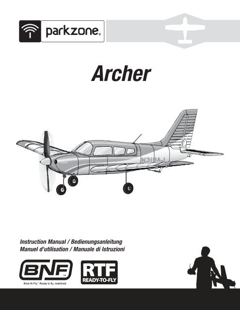 35401.1 PKZ Archer RTF BNF manual.indb - Robot MarketPlace