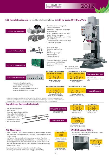 Flowdrilling - Optimum Maschinen