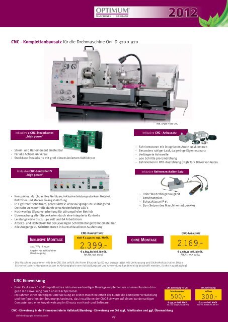 Flowdrilling - Optimum Maschinen