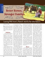 B R E E D IN G Stallions Mares - Lauing Mill Iron L Ranch