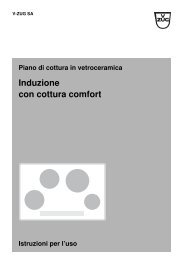 Induzione con cottura comfort - V-ZUG Ltd