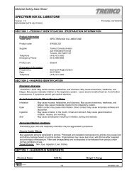 Spectrem 900 SL Limestone MSDS - Tremco Sealants