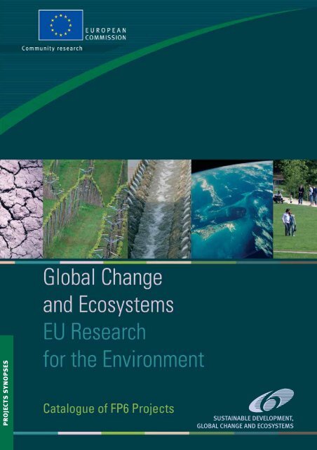 sustainable development, global change and ecosystems ... - d3m