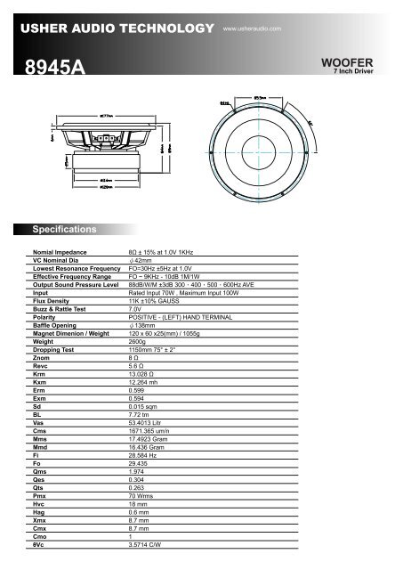 8945A - Usher Audio