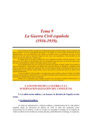 Tema 9 La Guerra Civil española (1936-1939).