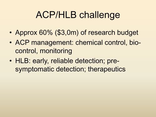 Grower Research $$$ at work - Citrus Research Board