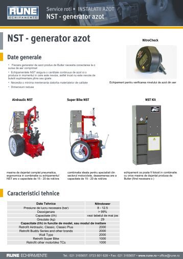 Butler nitrotower - generator azot