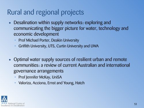 Neil Palmer - NCED - Australian Water Association