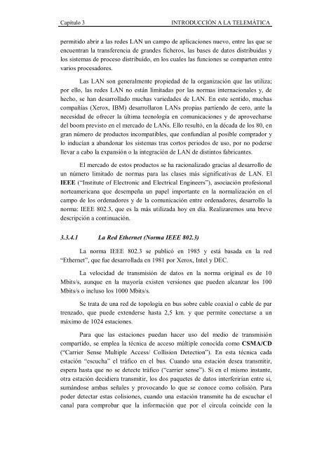 3. INTRODUCCIÃN A LA TELEMÃTICA - PoliformaT - UPV