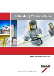 Spies Hecker Refinishing Products Guide For Web.pdf - Smits Group