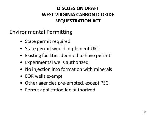 West Virginia CO2 Sequestration Working Group