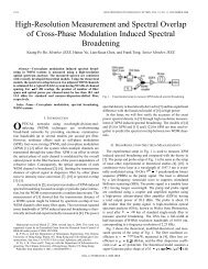 High-resolution measurement and spectral overlap of ... - IEEE Xplore