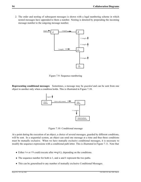 Object-Oriented Software Development with UML - UNU-IIST ...