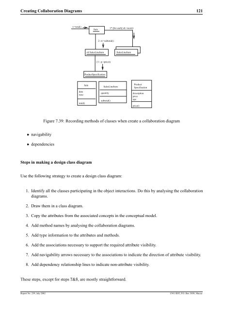 Object-Oriented Software Development with UML - UNU-IIST ...