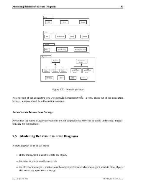 Object-Oriented Software Development with UML - UNU-IIST ...