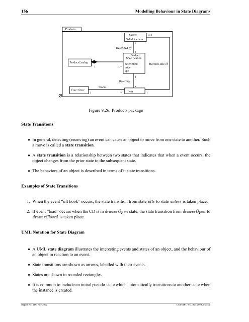 Object-Oriented Software Development with UML - UNU-IIST ...