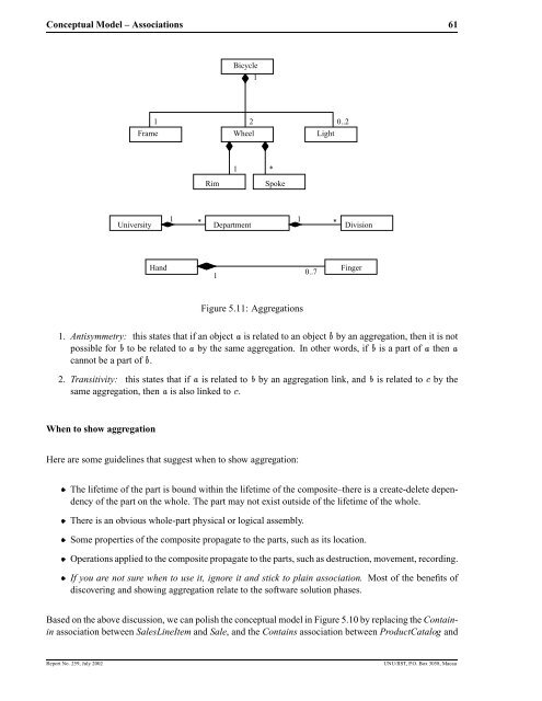 Object-Oriented Software Development with UML - UNU-IIST ...