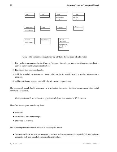 Object-Oriented Software Development with UML - UNU-IIST ...