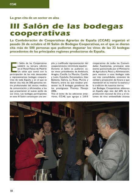 III Salón de las bodegas cooperativas - Cooperativas Agro ...