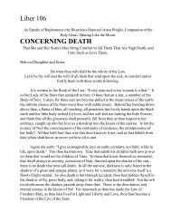 Liber 106 CONCERNING DEATH