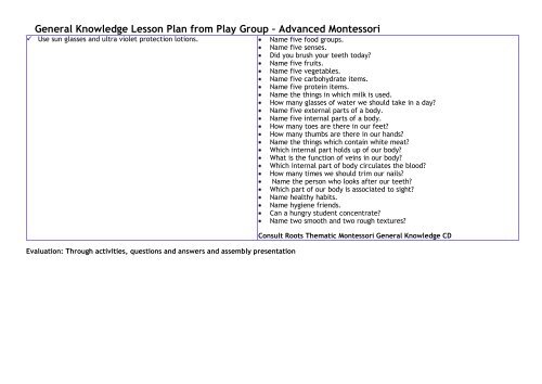 Play Group Download in PDF Format - Roots School System