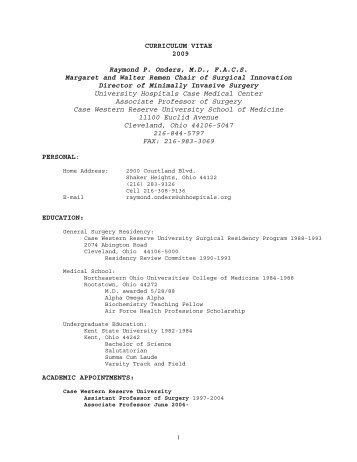 Raymond Onders CV (PDF) - ALS Worldwide