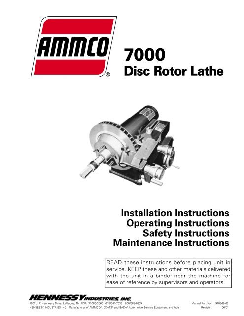 Ammco brake sale lathe bits