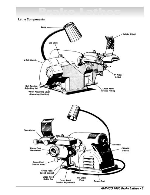 AMMCO 7000 Brake Lathes - NY Tech Supply