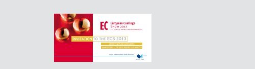 Invitation to the ECS 2013