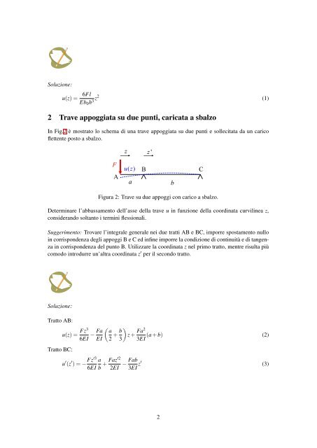 Esercitazione di MTCM. Parte II, Eserc.3