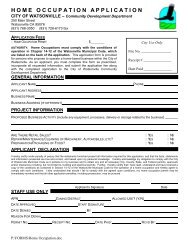 Home Occupation Permit