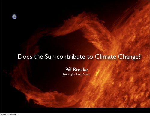 Does the Sun contribute to Climate Change?