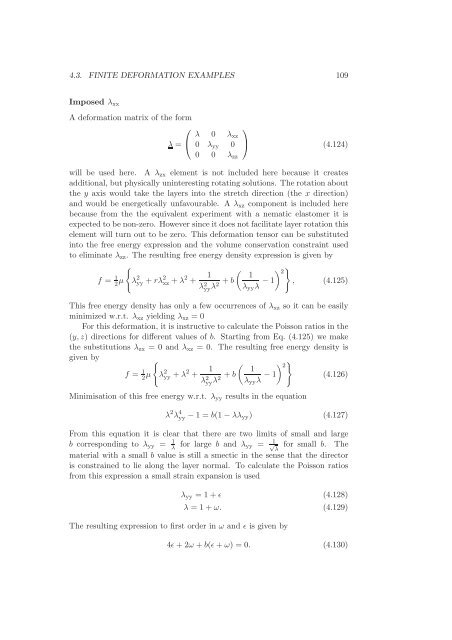 Statistical models of elasticity in main chain and smectic liquid ...