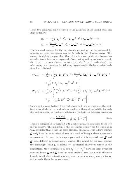 Statistical models of elasticity in main chain and smectic liquid ...