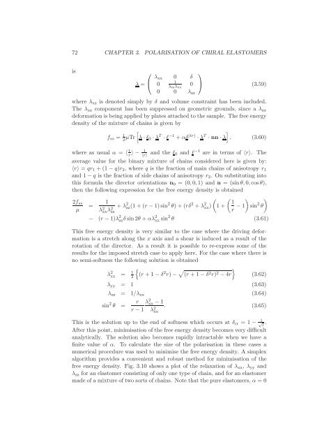 Statistical models of elasticity in main chain and smectic liquid ...