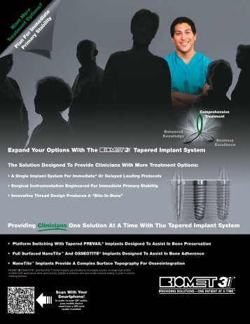 The Tapered Implant - Biomet 3i