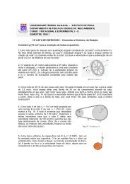 10Âª Lista - Dftma.fis.ufba.br - Universidade Federal da Bahia