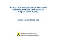 28 september 2009 - Ditjen Cipta Karya - Departemen Pekerjaan ...