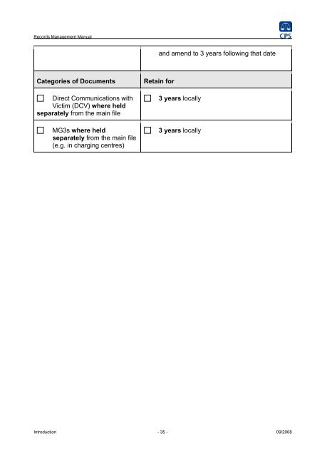 Records Management Manual PDF - Crown Prosecution Service