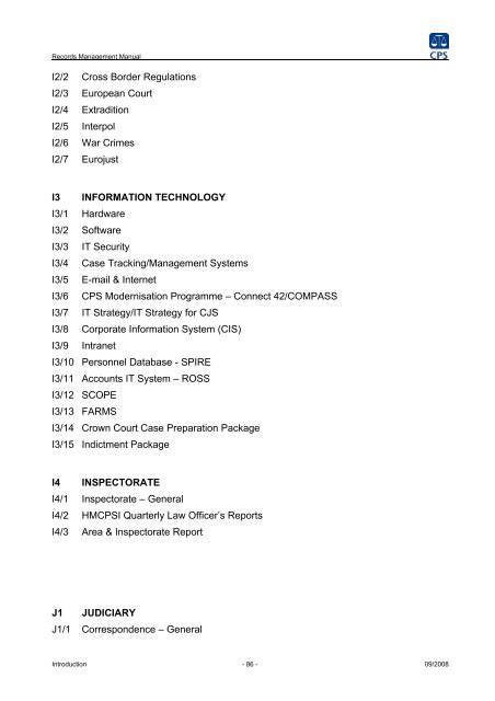 Records Management Manual PDF - Crown Prosecution Service
