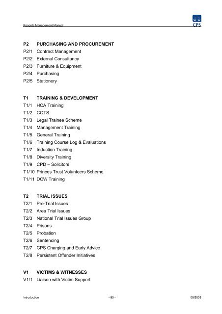 Records Management Manual PDF - Crown Prosecution Service