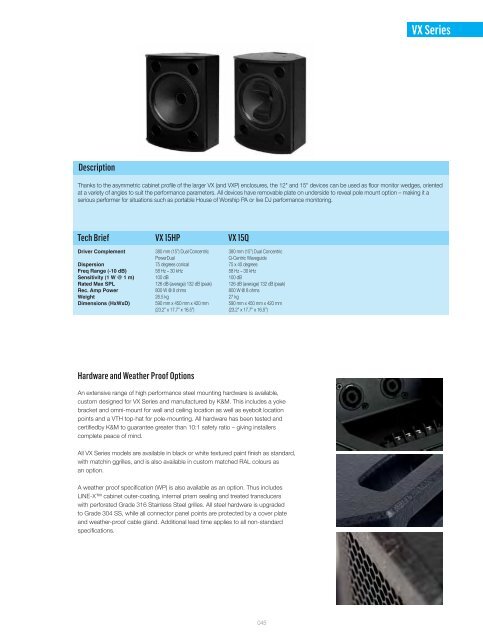 professional range catalogue - Tannoy