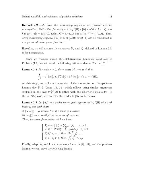 Nehari manifold and existence of positive solutions to a class of ...