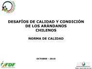 Desafios de Calidad y CondiciÃ³n - Julia Pinto - Comite de Arandanos