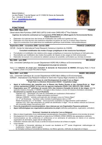 Mehdi SAQALLI - CNRS - Dynamique de l'Ã©volution humaine