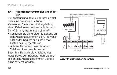 Installation calorMATIC VRT 330.pdf - Vaillant